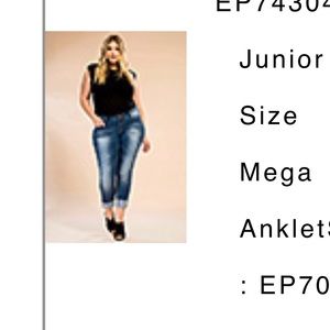 YMI Cuff jeans-plus size 20